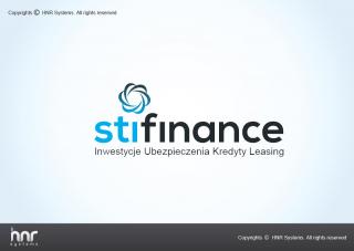 Logotyp dla firmy STI Finance