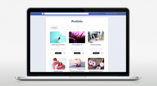 Portfolio - aplikacja na Facebooka